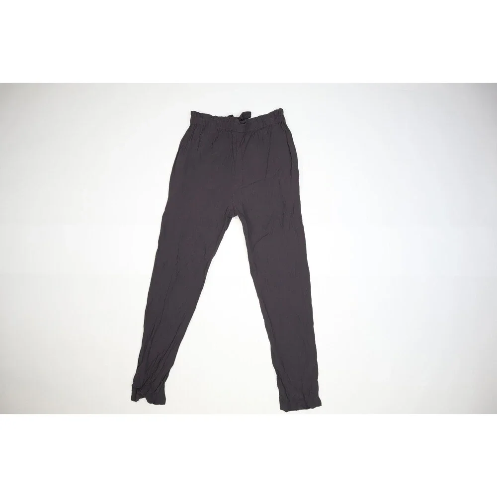 Bel Kazan Womens Ash Gray Drawstring Waist Tapered Leg Pull On Belem Pants S - Picture 7 of 12